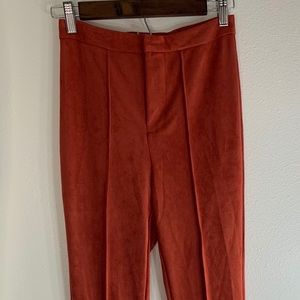 SHEIN flare out orange pants small